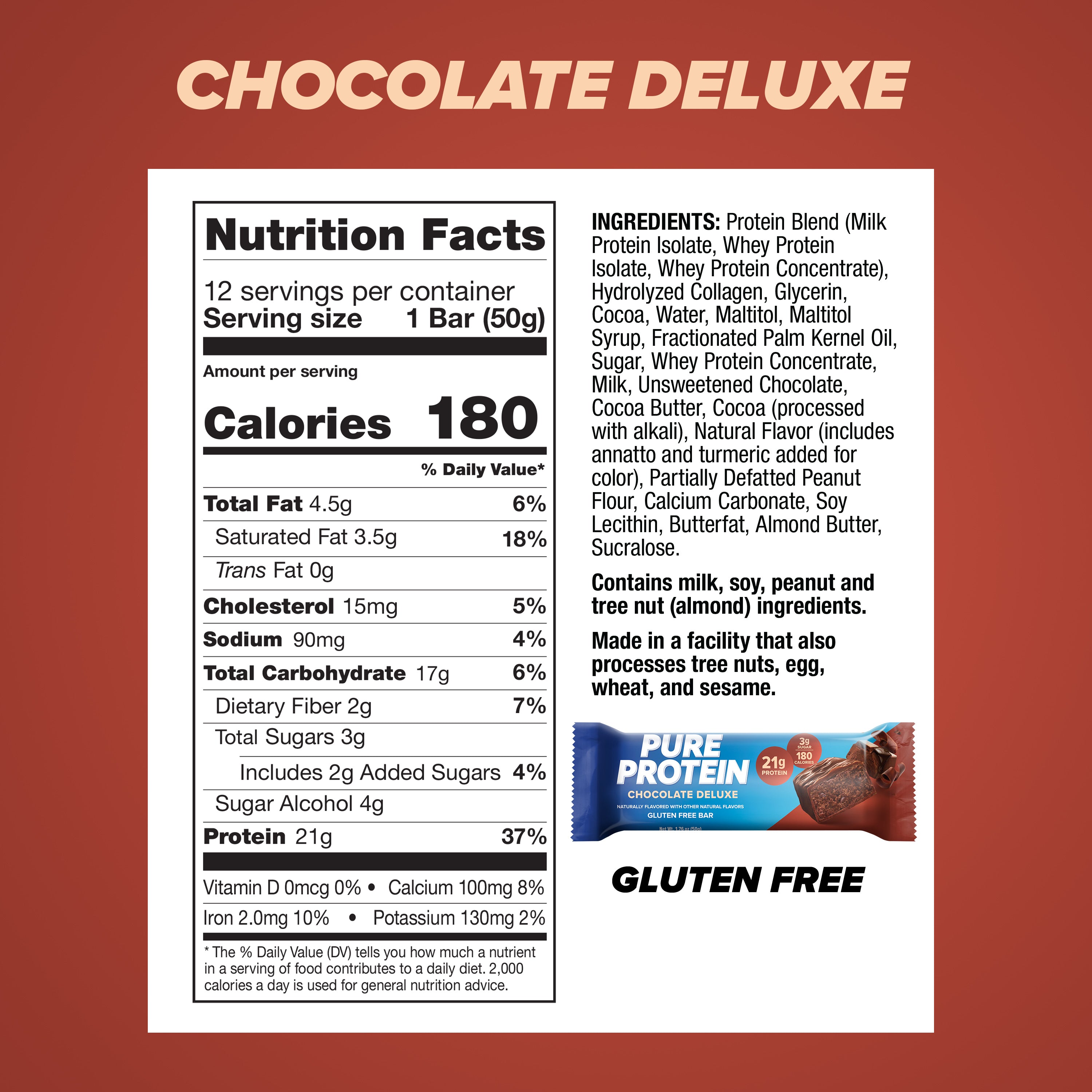 Chocolate Deluxe Protein Bar