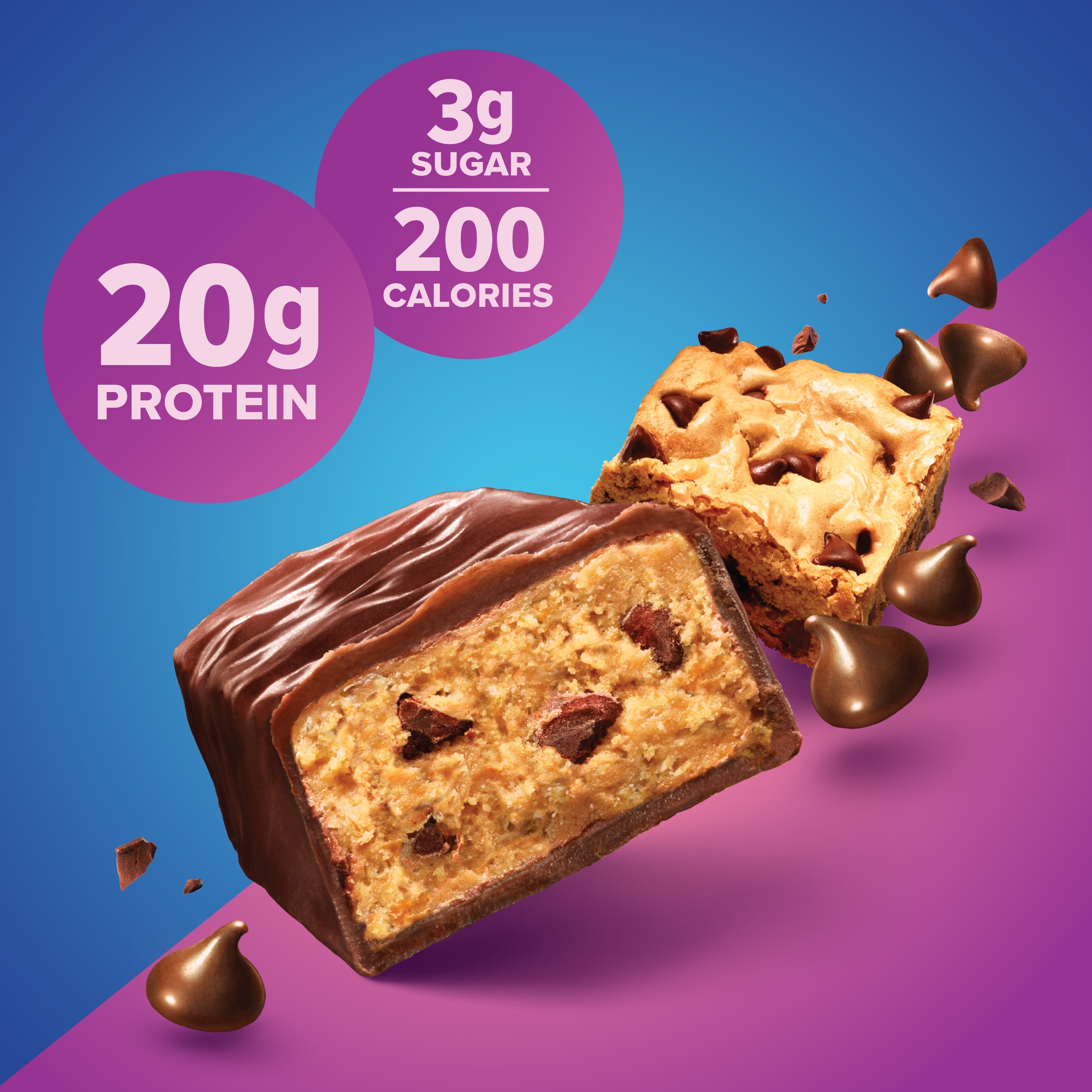 Chewy Chocolate Chip Protein Bar
