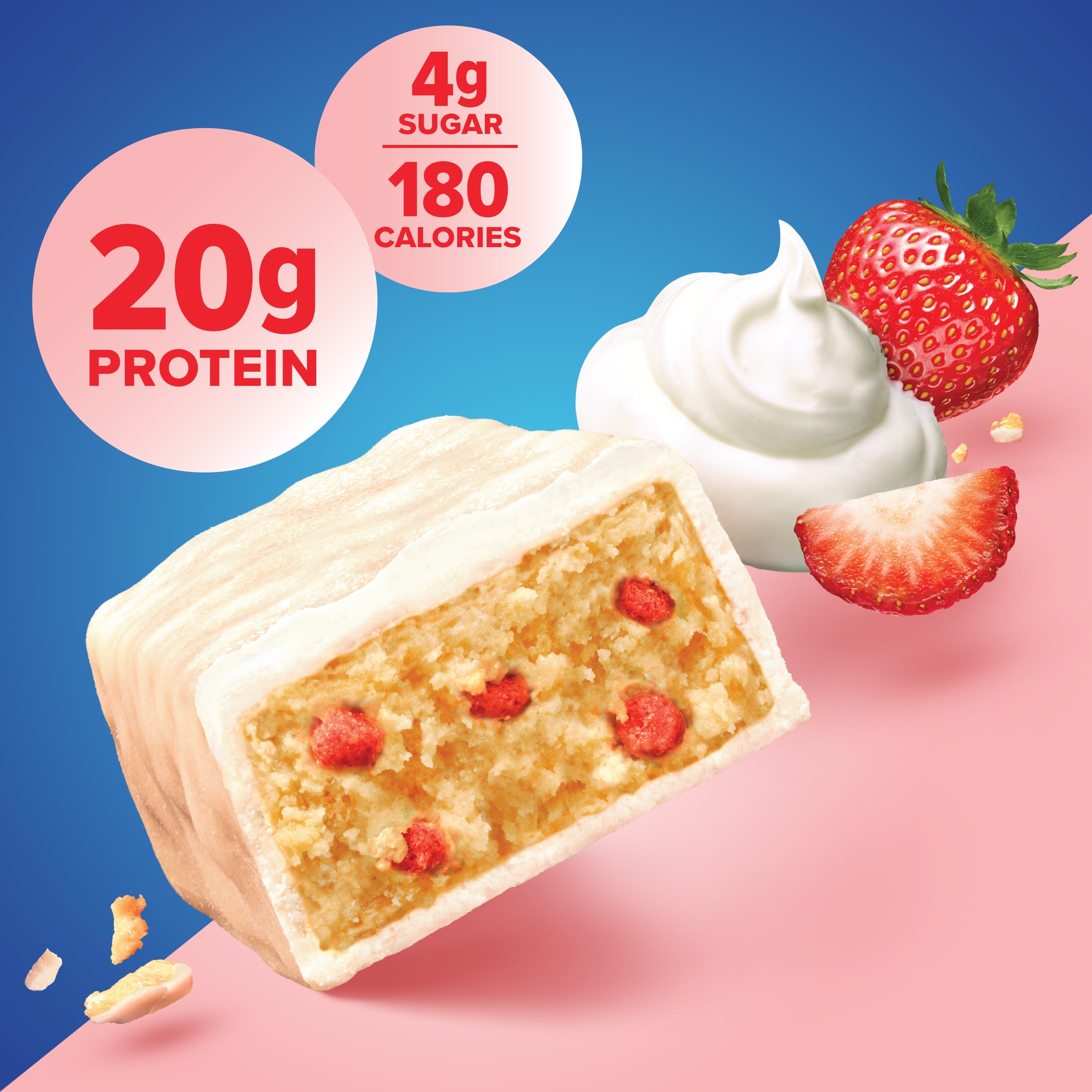 Strawberry Greek Yogurt Protein Bar