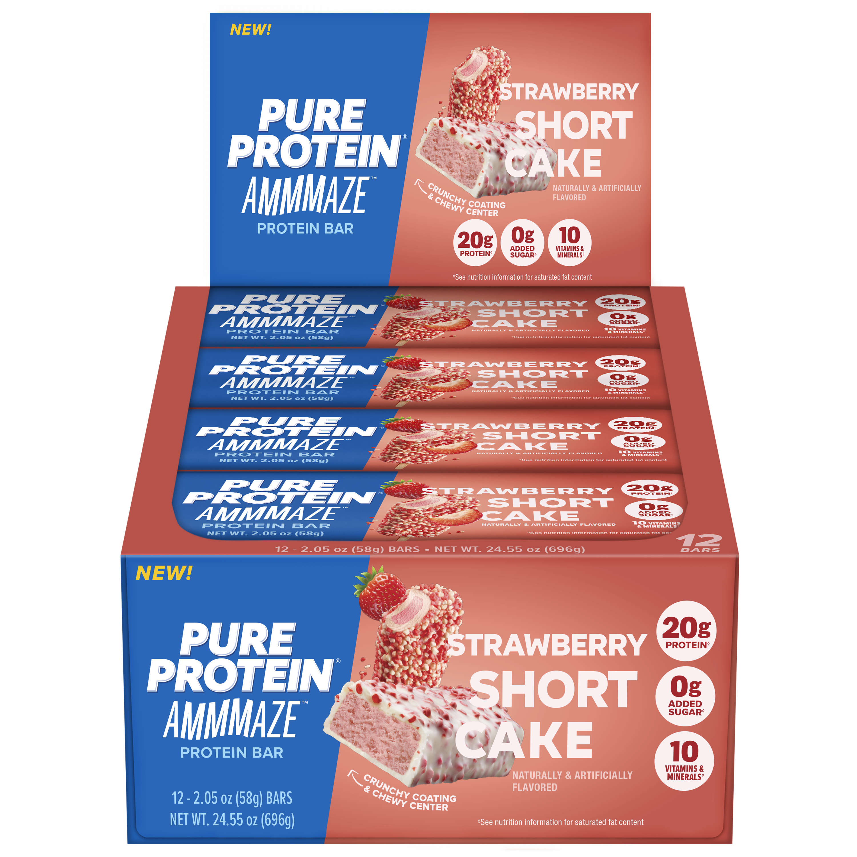 Strawberry Shortcake AMMMAZE Protein Bars