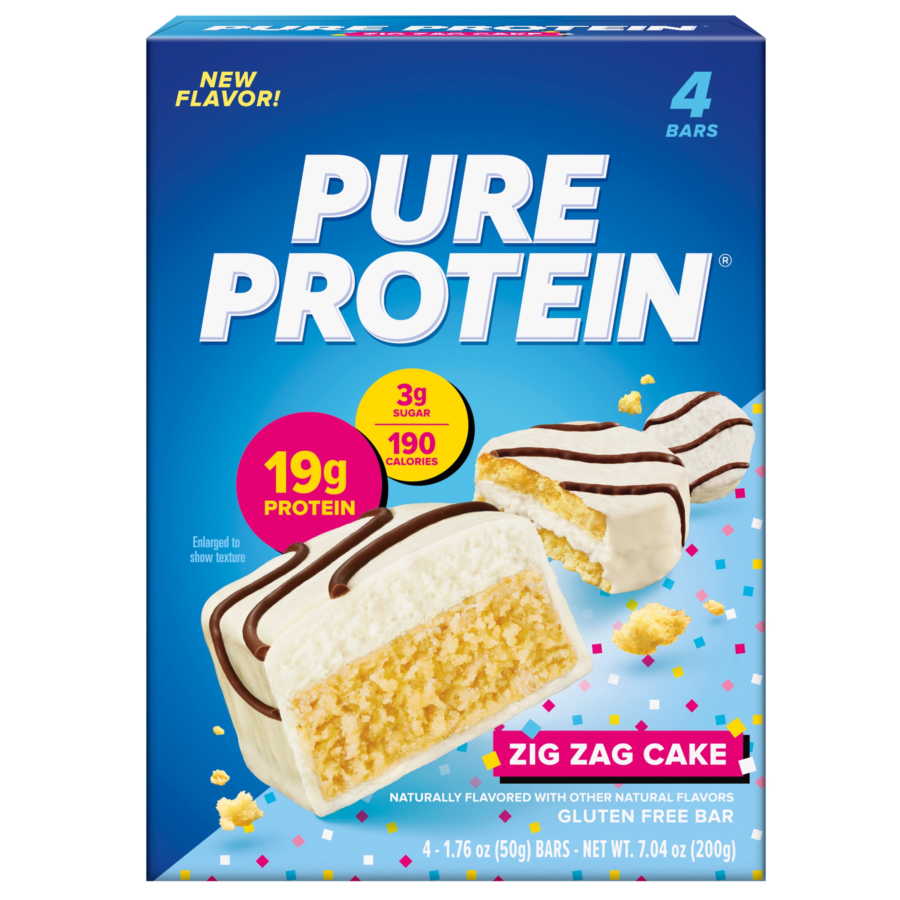 Zig Zag Cake Protein Bar
