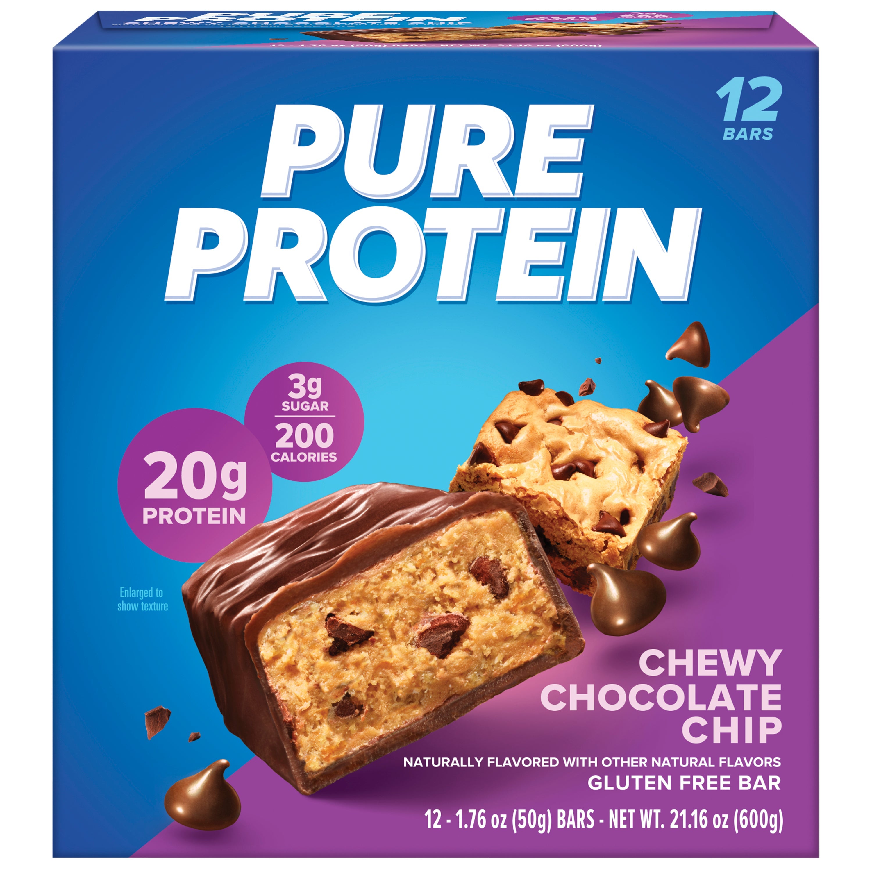 Chewy Chocolate Chip Protein Bar