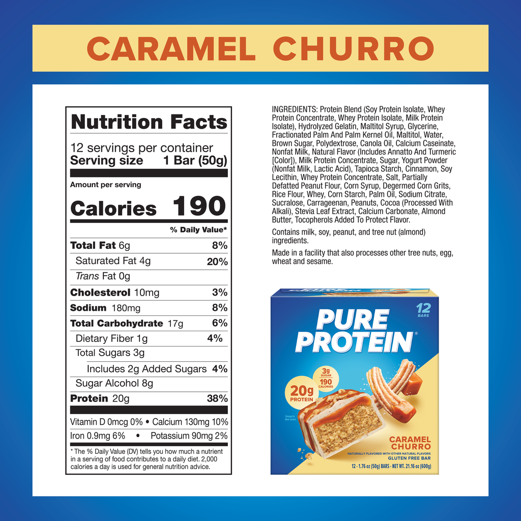 Caramel Churro Protein Bar