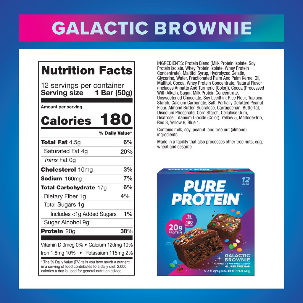 Galactic Brownie Protein Bar