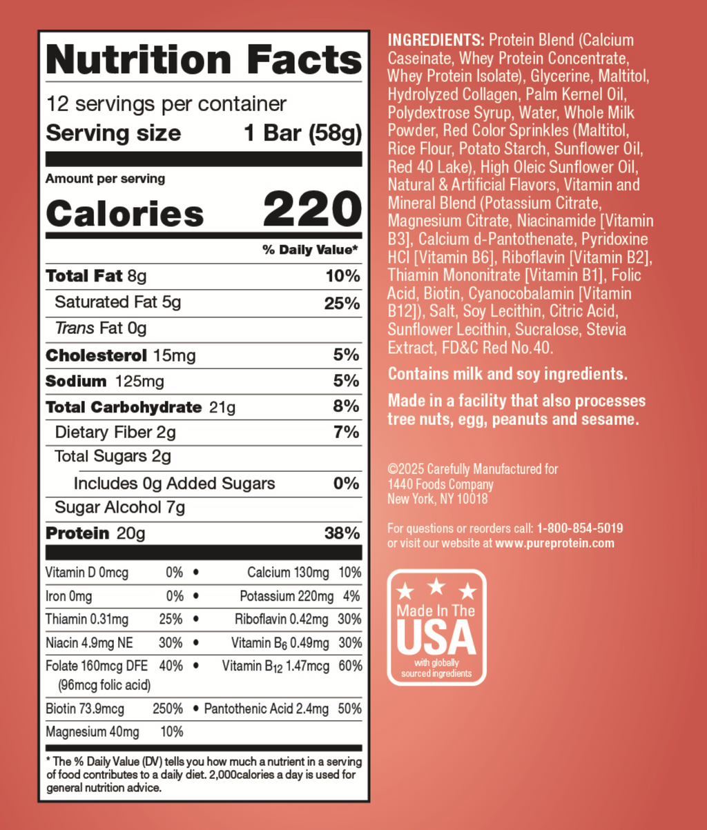 Strawberry Shortcake AMMMAZE Protein Bars