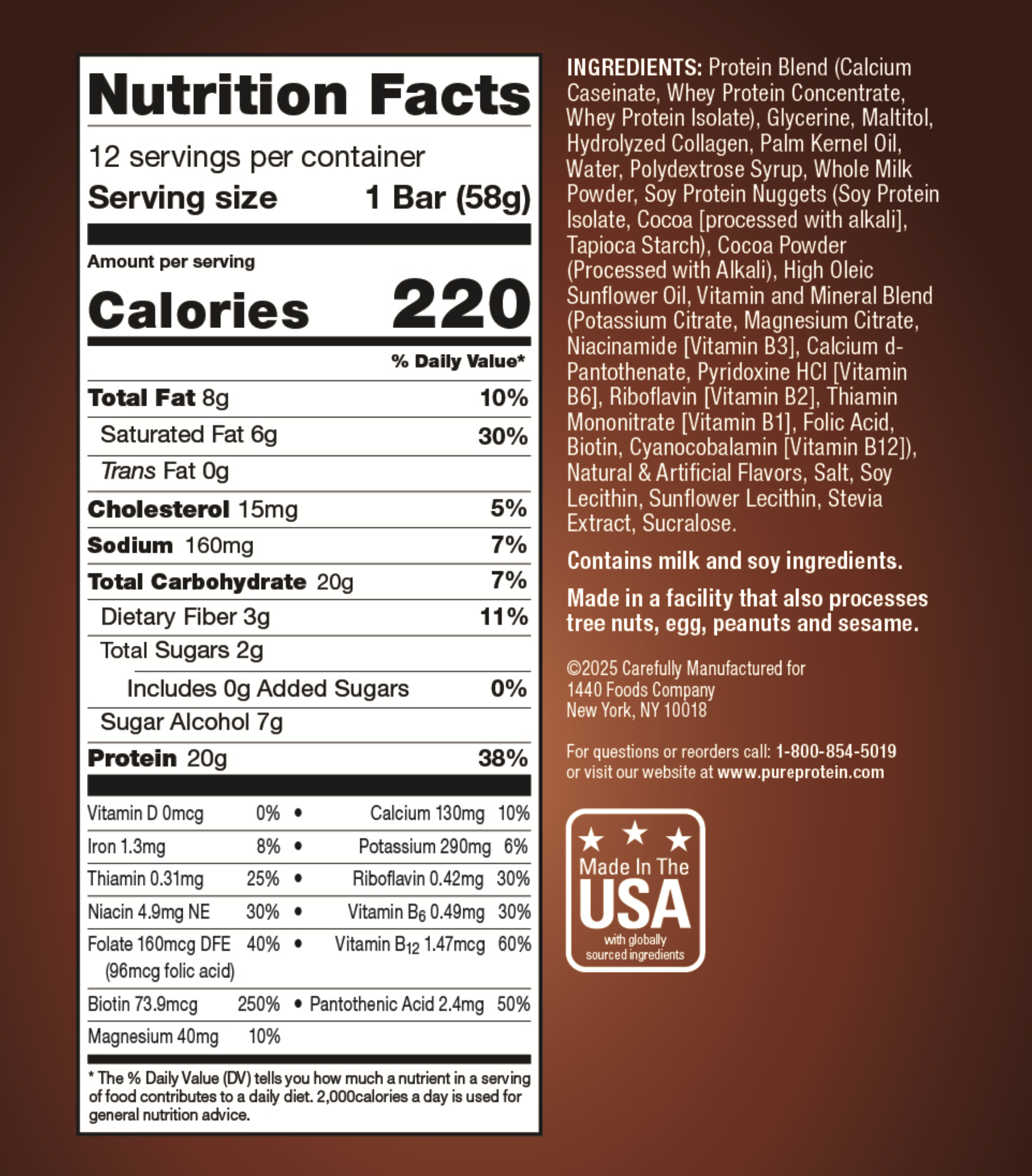 Blackout Cake AMMMAZE Protein Bars