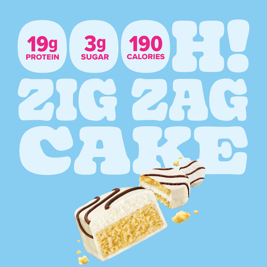 Zig Zag Cake Protein Bar