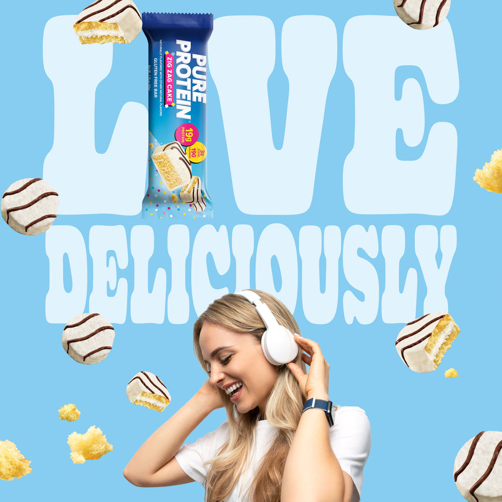 Zig Zag Cake Protein Bar