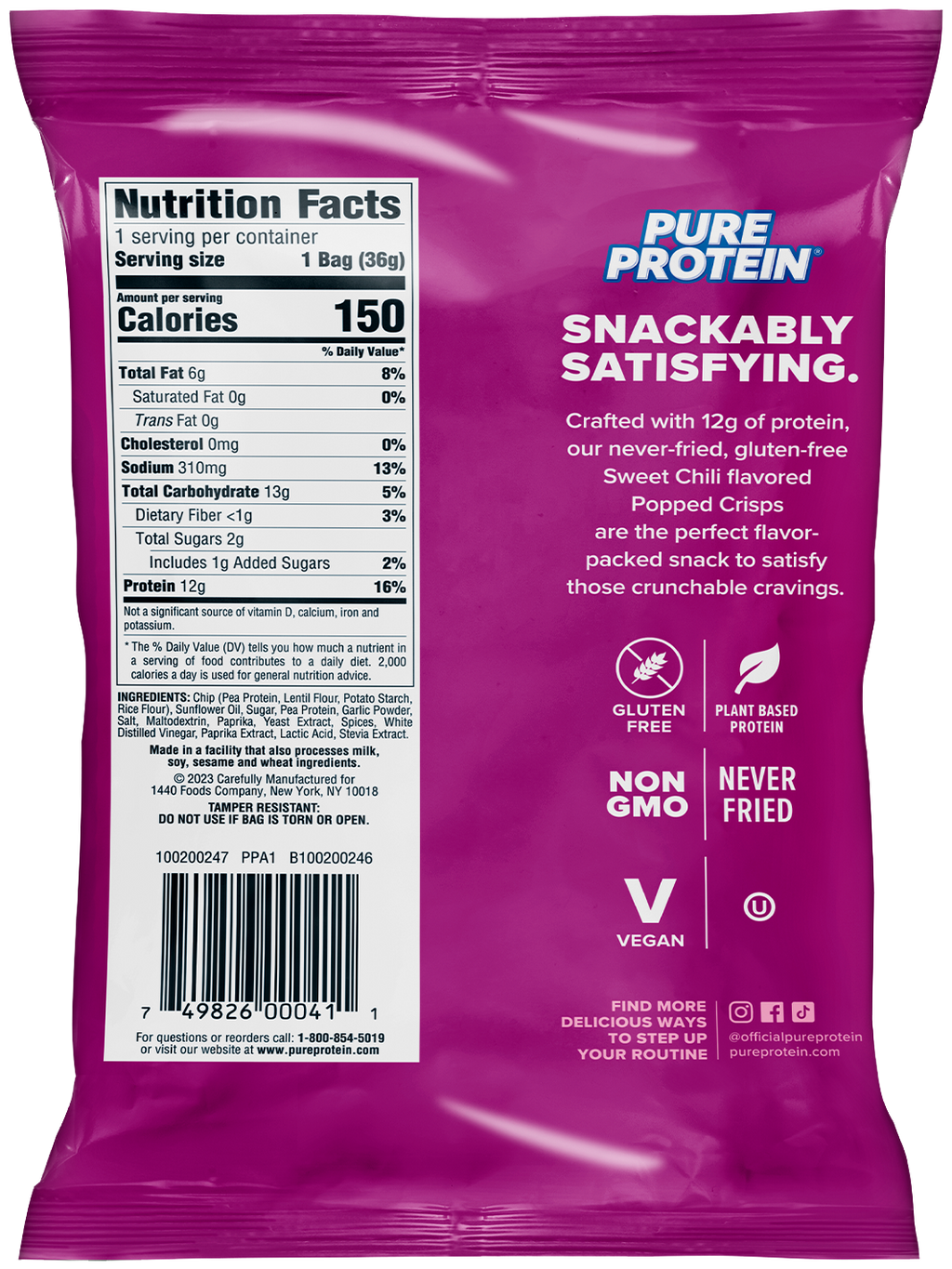 Popped Crisps Variety Pack